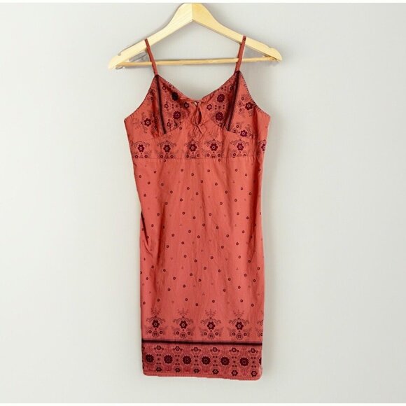 Xhilaration Embroidered Y2K Babydoll Mini Dress XL Hippie Boho Festival Coquette - Picture 1 of 9